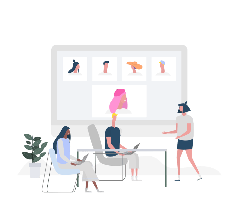 กลุ่มคนพูดคุยปรึกษากันเรื่องการวางแผนการเงิน